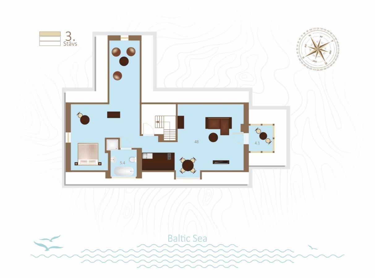 Villa Gaida Saulkrasti Bagian luar foto